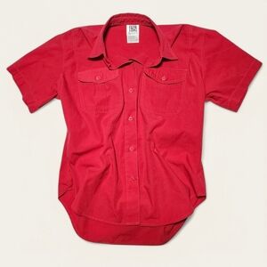 PS Sport Vintage Casual Short Sleeve Button Down – Petite Small